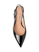 Audrey 45MM Patent Leather Kitten-Heel Pumps