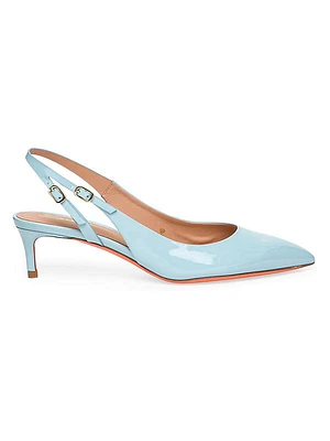 Patent Leather Slingback Pumps