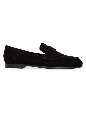 Arrow Suede Loafers
