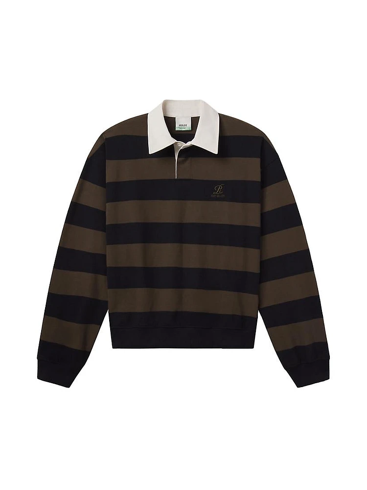 Agolde X RSVP Gallery Striped Rugby Shirt