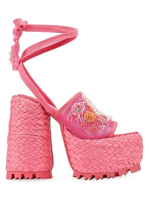 Bluebell Raffia Sandals