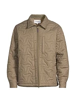 Dreamweaver Quilted Cotton Zip-Front Jacket