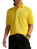 Logo Mesh Polo Shirt