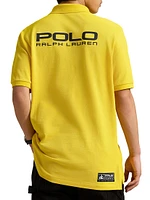 Logo Mesh Polo Shirt