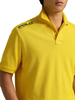 Logo Mesh Polo Shirt