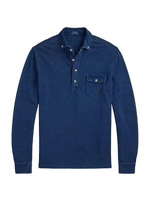 Cotton Mesh Polo Shirt