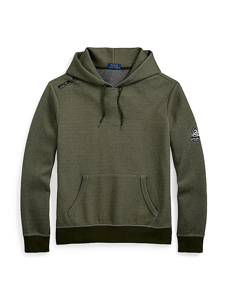Logo Cotton-Blend Drawstring Hoodie