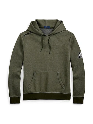 Logo Cotton-Blend Drawstring Hoodie