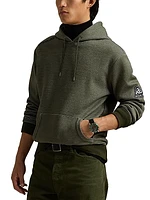 Logo Cotton-Blend Drawstring Hoodie