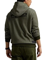 Logo Cotton-Blend Drawstring Hoodie