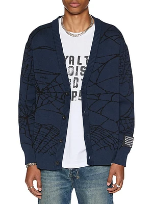 Democrazy Lies Knit Cardigan