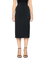 Draped Midi-Skirt