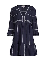 Hanna Bell-Sleeve Minidress