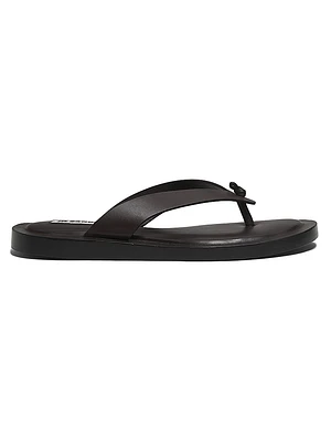 Knotted Leather Sandals