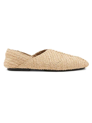 Raffia Palm Slippers