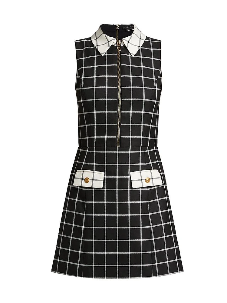 Ellis Check Minidress