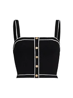 Dandi Cropped Knit Tank