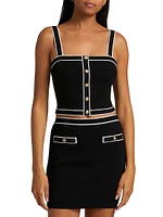 Dandi Cropped Knit Tank