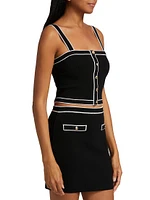 Dandi Cropped Knit Tank