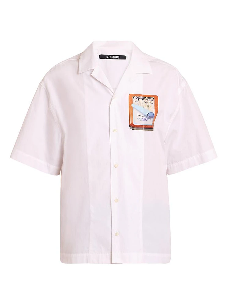 La Chemise Sardines Short-Sleeve Shirt