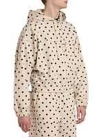 Hooded Polka Dot Jacket