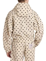 Hooded Polka Dot Jacket