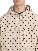 Hooded Polka Dot Jacket