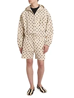 Hooded Polka Dot Jacket