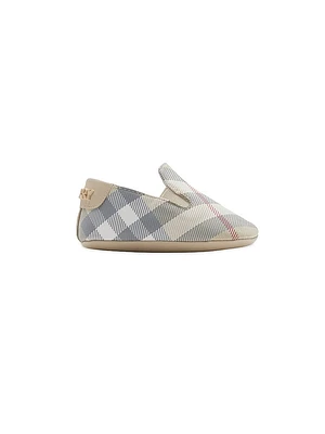 Baby Girl's Marble Check Shoes