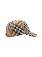 Kid's Check Baseball Cap