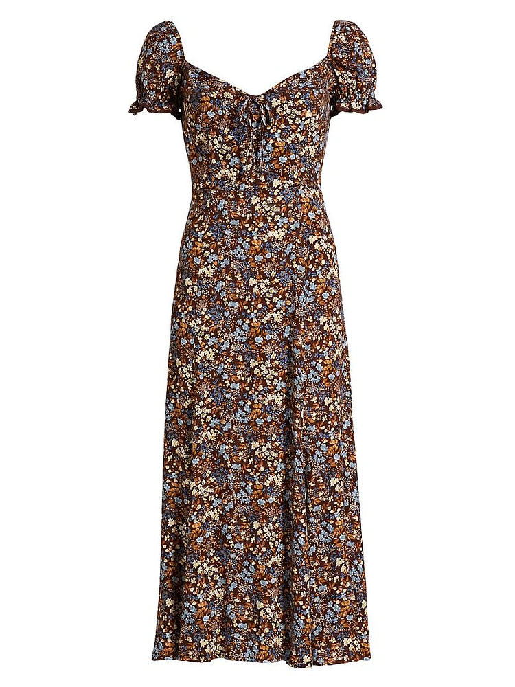Shyla Floral Midi-Dress