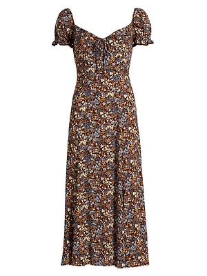 Shyla Floral Midi-Dress