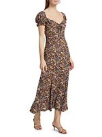 Shyla Floral Midi-Dress