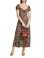Shyla Floral Midi-Dress