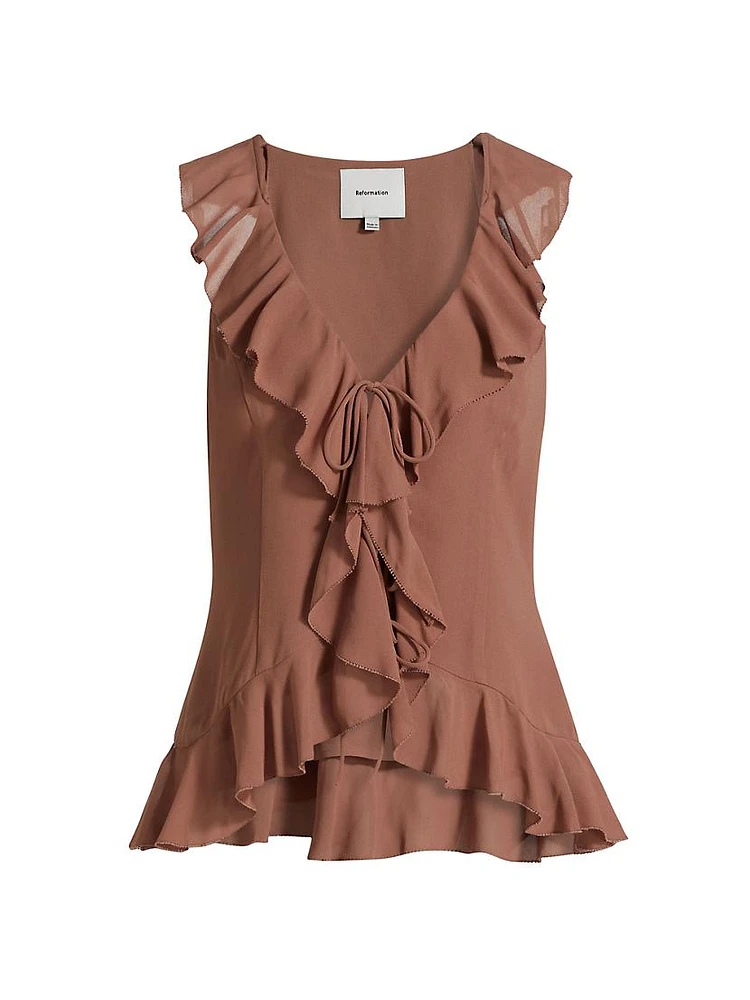 Paulette Ruffle Top