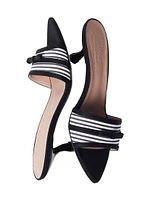 Tabitha Simmons x Malone Souliers Eloise 45MM Striped Sandals