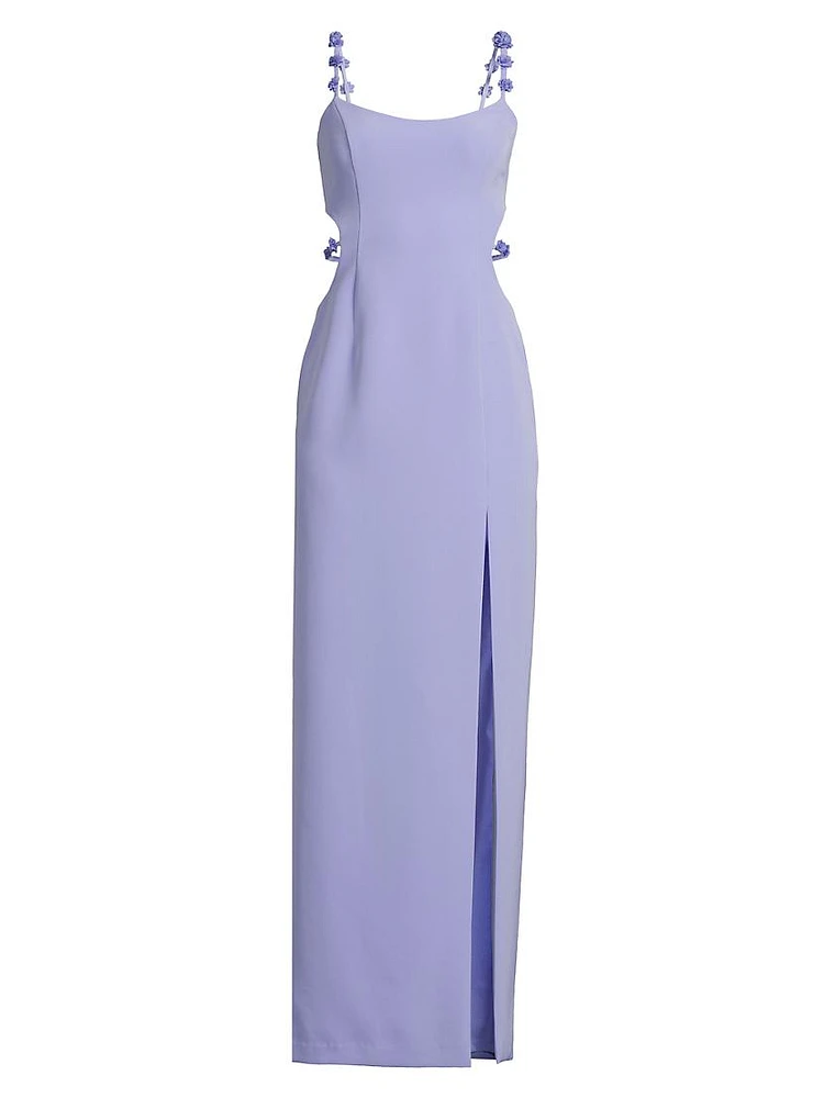 Emma Crêpe Maxi Dress