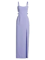 Emma Crêpe Maxi Dress