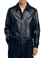 Plain Leather Jacket