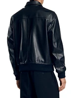 Plain Leather Jacket