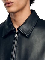 Plain Leather Jacket