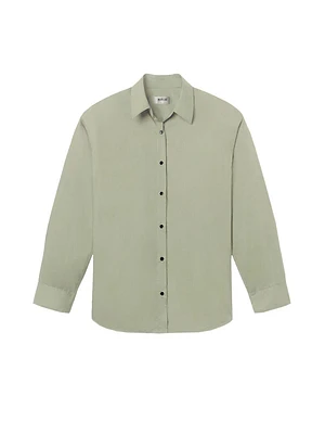 Parrish Cotton Button-Front Shirt