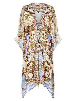 Silk Knee Length Kaftan
