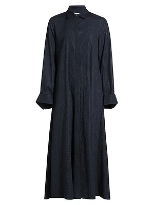 Jennys Crystal Maxi Shirtdress