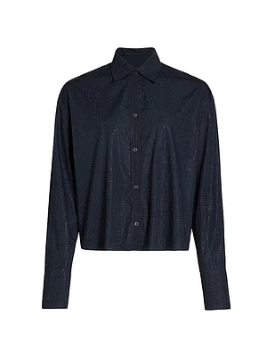Average Joe Embellished Cotton Shirt