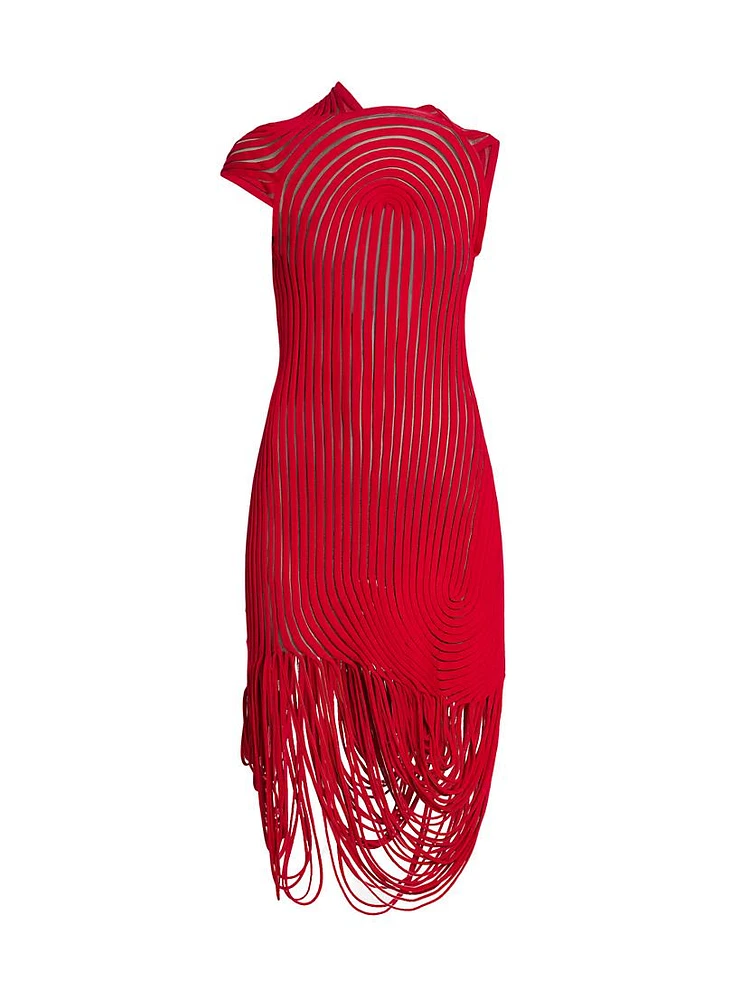 Sculpted Rib Minidress