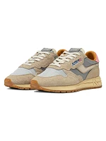 Reelwind Leather & Mesh Low-Top Sneakers
