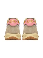 Reelwind Leather & Mesh Low-Top Sneakers