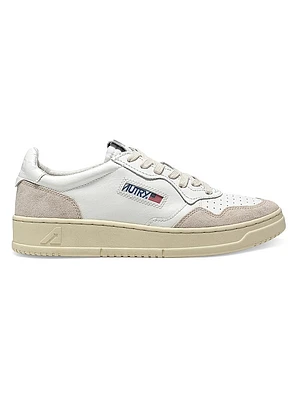 Medalist Leather & Suede Low-Top Sneakers