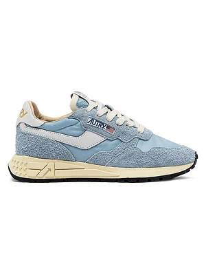 Reelwind Leather & Mesh Low-Top Sneakers